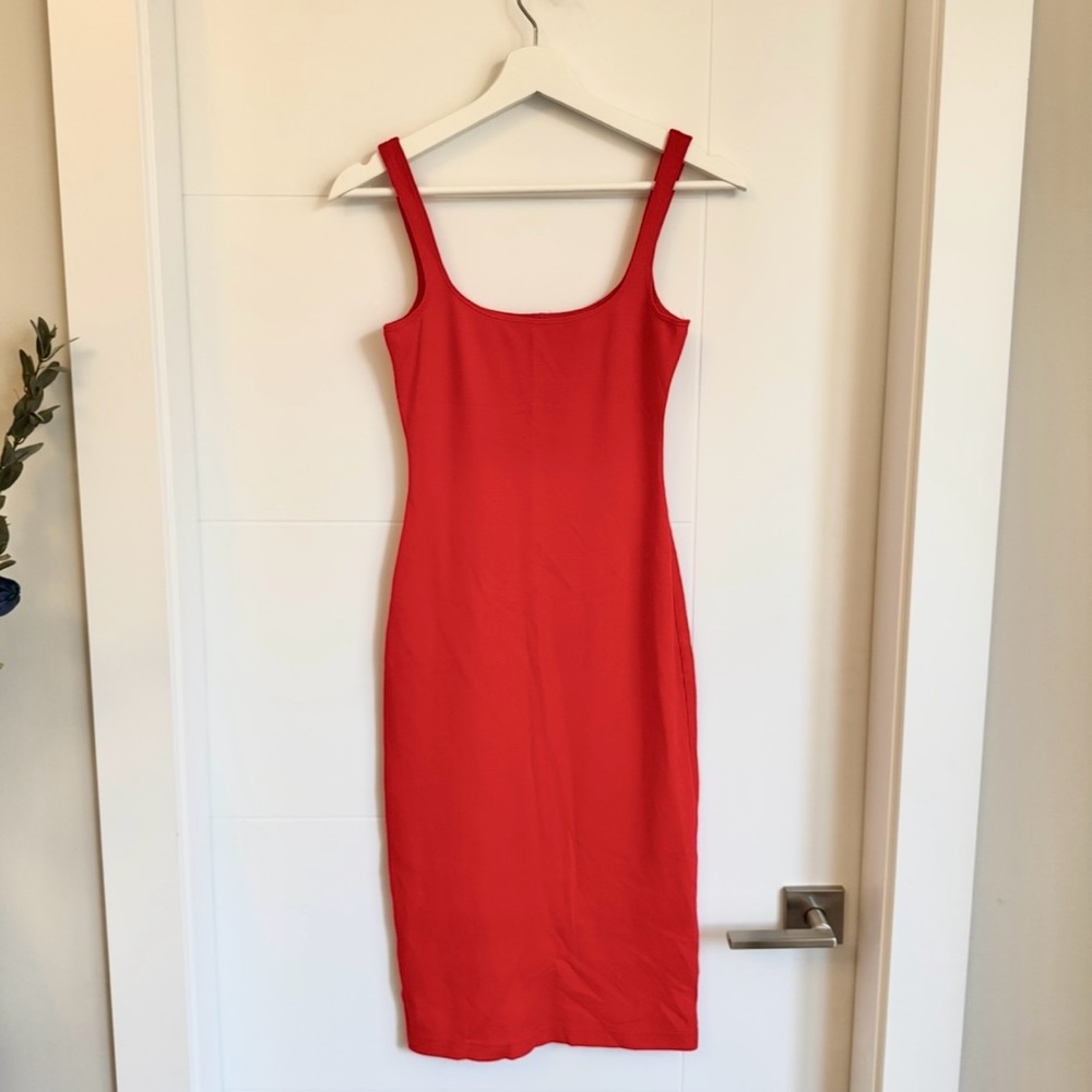 Red Fitted Dress